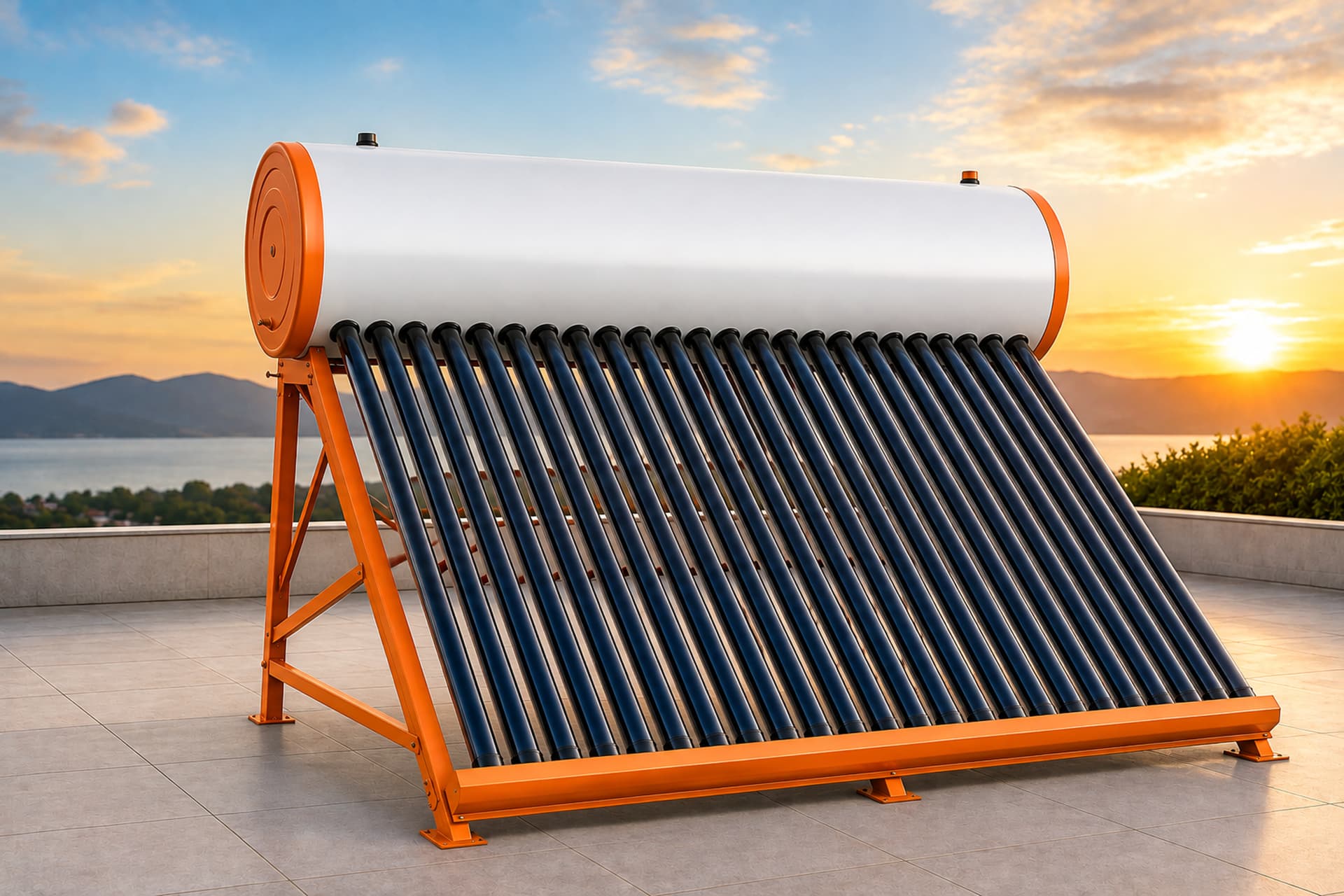 Solar Water Heater supplied and installed by Novatussolar in Pune